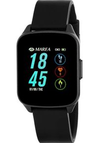 Smartwatch Marea Smartwatch damski Marea B59007/1 czarny pasek. Rodzaj zegarka: smartwatch. Kolor: czarny