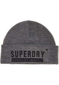 Czapka zimowa męska Superdry Surplus Silicone Beanie. Kolor: szary. Materiał: akryl. Sezon: zima #1
