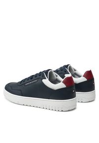 TOMMY HILFIGER - Tommy Hilfiger Sneakersy FM0FM05369 Granatowy. Kolor: niebieski. Materiał: skóra #4