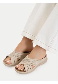 Go Soft Klapki CEO-WYL05010-08 Beżowy. Kolor: beżowy. Materiał: skóra #8