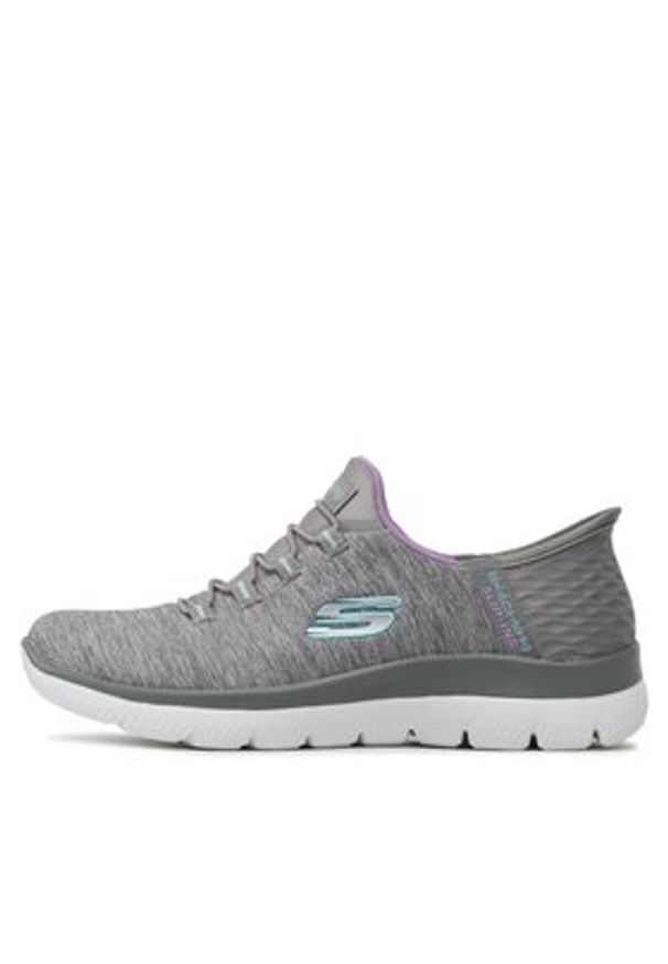 skechers - Skechers Sneakersy Dazzling Haze 149937/GYMT Szary. Kolor: szary. Materiał: materiał