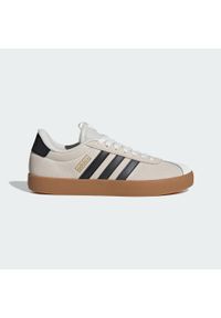 Adidas - Buty VL Court 3.0. Zapięcie: pasek. Kolor: biały, szary, żółty, wielokolorowy