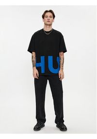 Hugo T-Shirt Nannavaro 50509840 Czarny Oversize. Kolor: czarny. Materiał: bawełna #4