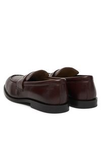 Calvin Klein Półbuty Ess Rubber Penny Loafer Pol Lth HM0HM02025 Brązowy. Kolor: brązowy. Materiał: skóra #2