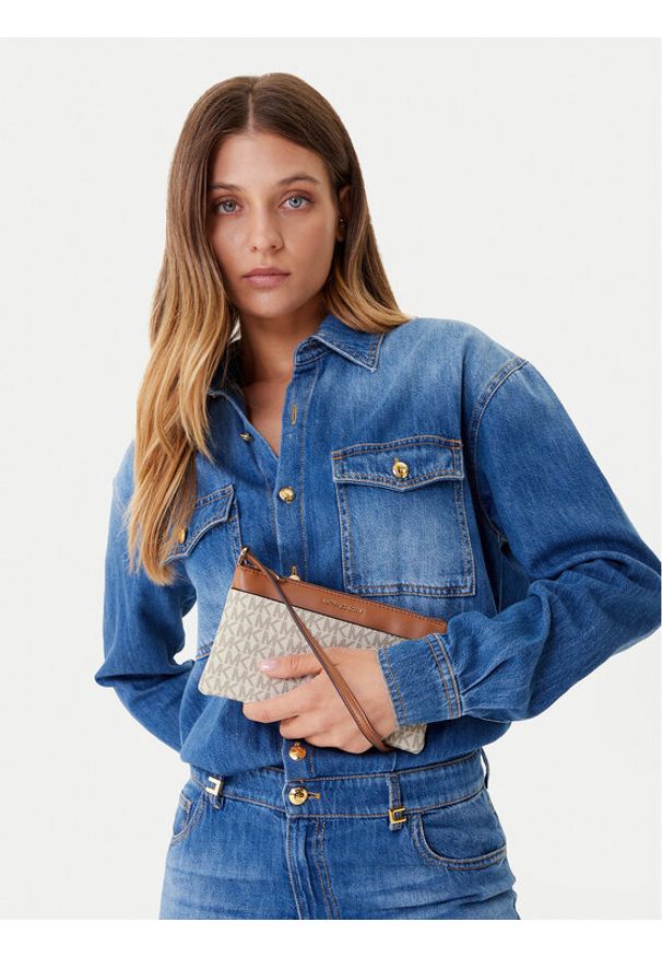 MICHAEL Michael Kors Torebka 32F5GJ6F6B Écru. Kolor: kremowy. Materiał: skórzane