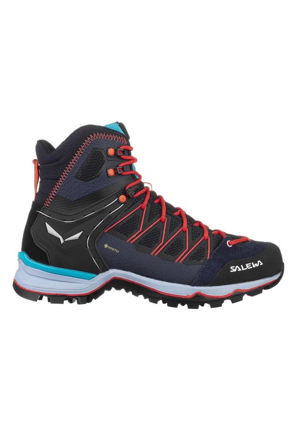 Buty Trekkingowe Damskie Salewa Mtn Trainer Lite Mid Gtx. Kolor: zielony, niebieski, wielokolorowy. Sezon: zima