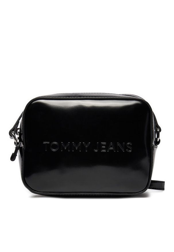 Tommy Jeans Torebka Tjw Ess Must Camera Bag Seasonal AW0AW16266 Czarny. Kolor: czarny. Materiał: skórzane