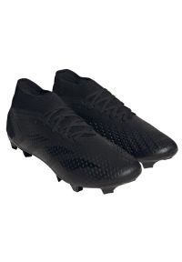 Adidas - Buty piłkarskie adidas Predator Accuracy.2 Fg M GW4588 czarne czarne. Zapięcie: sznurówki. Kolor: czarny. Materiał: guma, syntetyk. Sport: piłka nożna #4