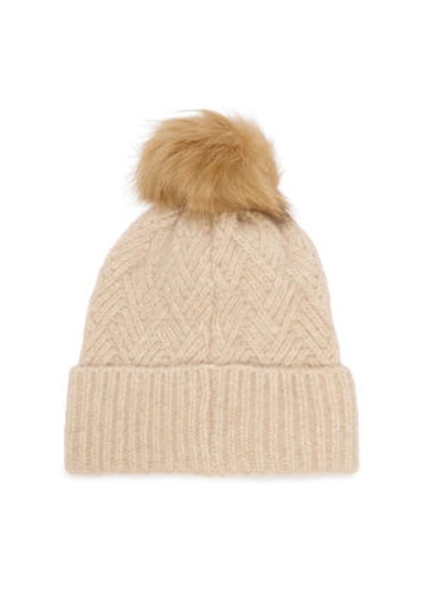 only - ONLY Czapka Kate 15297982 Beżowy. Kolor: beżowy. Materiał: poliester