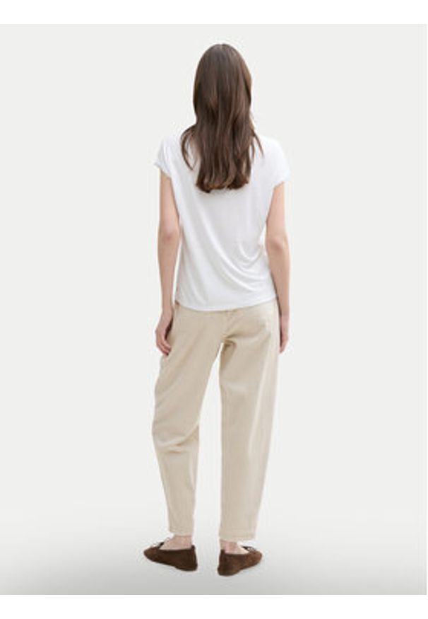 Tom Tailor Denim Jeansy 1045968 Beżowy Relaxed Fit. Kolor: beżowy