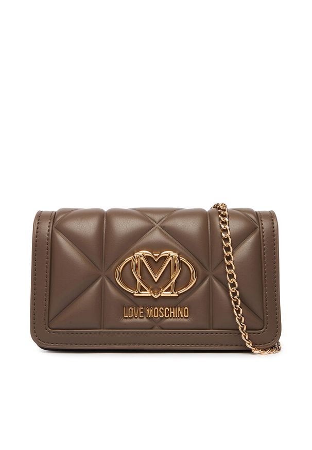 Love Moschino - Torebka LOVE MOSCHINO. Kolor: brązowy