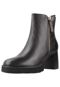Carmela - CARMELA 162602C Czarny. Kolor: czarny. Materiał: skóra, tkanina. Styl: sportowy #1