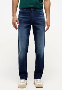 Mustang - MUSTANG Tramper Straight MĘSKIE SPODNIE JEANSOWE JEANSY DŻINS Denim Blue 1014738 5000 982