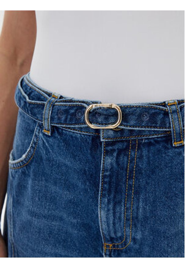TwinSet - TWINSET Szorty jeansowe 251TP2575 Niebieski Regular Fit. Kolor: niebieski. Materiał: bawełna