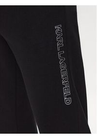 Karl Lagerfeld - KARL LAGERFELD Spodnie dresowe 705036 532900 Czarny Regular Fit. Kolor: czarny. Materiał: bawełna, dresówka #5