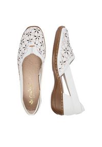 Rieker Półbuty CEO-41356-80 Biały. Kolor: biały. Materiał: skóra #6