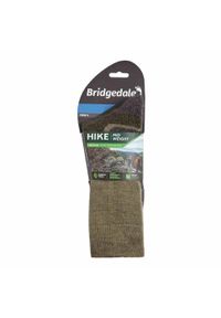 BRIDGEDALE - Skarpety trekkingowe Bridgedale Hike Mid Merino P Boot. Kolor: zielony