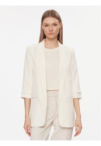 only - ONLY Marynarka Elly 15197451 Biały Regular Fit. Kolor: biały. Materiał: syntetyk #1