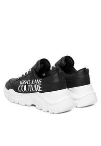 Versace Jeans Couture Sneakersy 79YA3SC1 Czarny. Kolor: czarny. Materiał: skóra #6