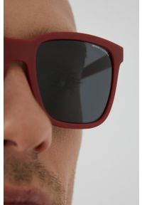 Armani Exchange Okulary przeciwsłoneczne 0AX4112S męskie kolor czerwony. Kształt: prostokątne. Kolor: czerwony #2