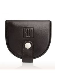 Podkówka skórzana PAOLO PERUZZI T-50-BR brązowa. Kolor: brązowy. Materiał: skóra #1