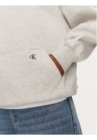 Calvin Klein Bluza J20J224911 Szary Regular Fit. Kolor: szary. Materiał: bawełna, syntetyk #5