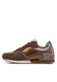 Pepe Jeans Sneakersy London W Sequins PLS31382 Brązowy. Kolor: brązowy. Materiał: materiał #2