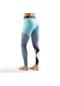 SIROKO - Damskie legginsy termoaktywne Sporty zimowe Siroko Ether. Kolor: niebieski. Sezon: zima