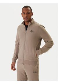 EA7 Emporio Armani Dres 8NPV60 PJVRZ Beżowy Regular Fit. Kolor: beżowy. Materiał: bawełna #2
