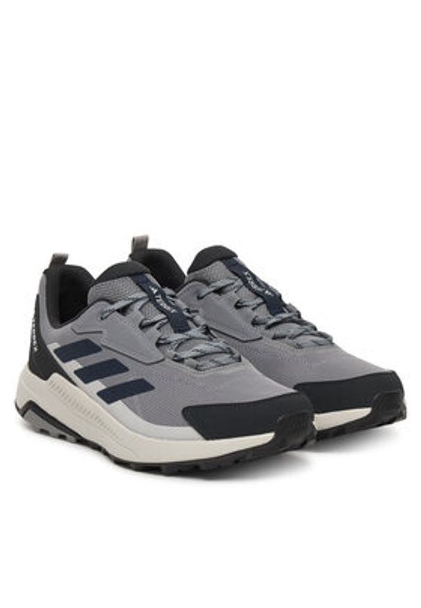 Adidas - adidas Trekkingi Terrex Anylander JR9088 Szary. Kolor: szary. Materiał: materiał. Model: Adidas Terrex. Sport: turystyka piesza