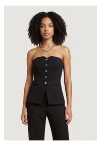 Morgan Top 251-CLODI.F Czarny Regular Fit. Kolor: czarny. Materiał: syntetyk #1