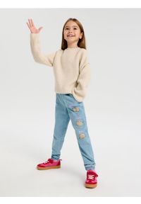 Sinsay - Jeansy jogger Pusheen The Cat - niebieski. Kolor: niebieski #1