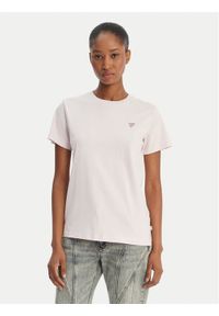 Guess Jeans T-Shirt W4YI10 J1314 Różowy Regular Fit. Kolor: różowy. Materiał: bawełna #1