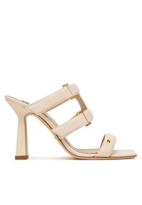 Klapki Elisabetta Franchi. Kolor: kremowy #1