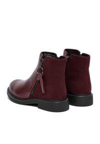 Lasocki Botki CEO-RST-56007-13 Bordowy. Kolor: czerwony. Materiał: skóra #7