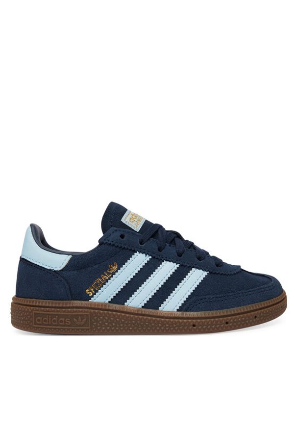 Adidas - adidas Sneakersy Handball Spezial JI2895 Granatowy. Kolor: niebieski. Materiał: skóra, zamsz. Sport: piłka ręczna