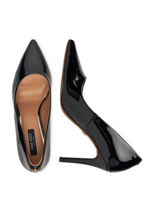 Nine West Szpilki CD23029-1 Czarny. Kolor: czarny. Materiał: syntetyk, materiał. Obcas: na szpilce