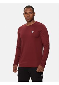 EA7 Emporio Armani Longsleeve 8NPT17 PJRGZ 1496 Czerwony Regular Fit. Kolor: czerwony. Materiał: syntetyk, wiskoza. Długość rękawa: długi rękaw