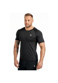 ROUGH RADICAL - Koszulka fitness szybkoschnąca męska Rough Radical Vital Zip. Kolor: czarny. Sport: fitness #1