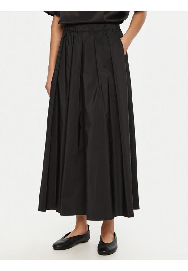 Weekend Max Mara Spódnica trapezowa Curvato 2515101011 Czarny Regular Fit. Kolor: czarny. Materiał: bawełna, syntetyk