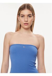 Tommy Jeans Sukienka letnia DW0DW17925 Niebieski Slim Fit. Kolor: niebieski. Materiał: syntetyk, wiskoza. Sezon: lato