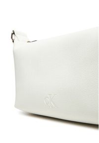 Calvin Klein Jeans Torebka Ultralight Shoulder Bag LV04K3131G Biały. Kolor: biały. Materiał: skórzane #4