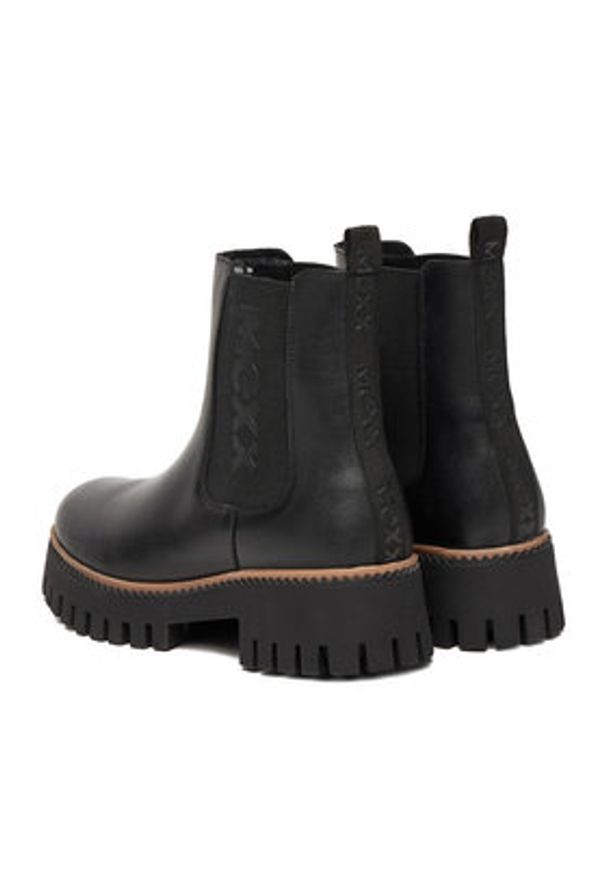 MEXX Sztyblety CEO-MX/031C-WI23 Czarny. Kolor: czarny. Materiał: skóra