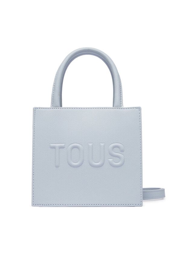 Tous - TOUS Torebka Cube 2002373933 Niebieski jasny. Kolor: niebieski. Materiał: skórzane