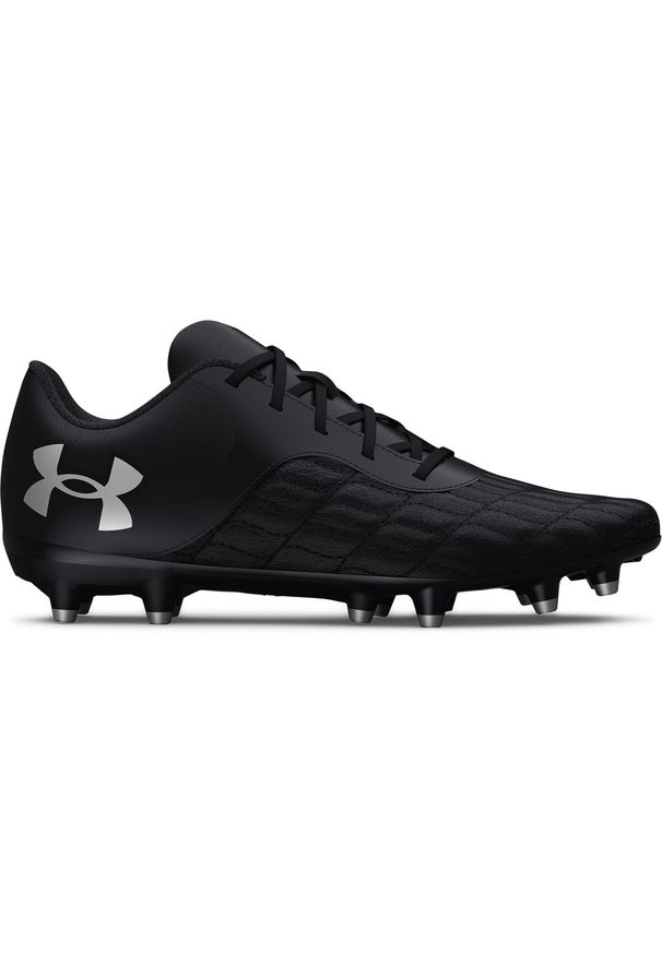 Buty piłkarskie korki lanki chłopięce Under Armour UA Magnetico SelectJR 3.0 FG - czarne. Kolor: czarny. Materiał: materiał, syntetyk. Szerokość cholewki: normalna. Sport: piłka nożna