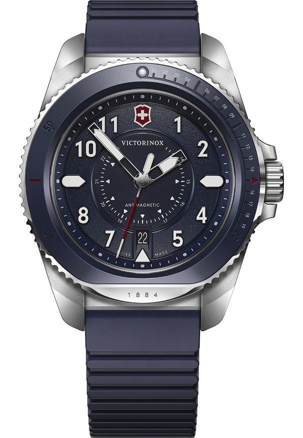 VICTORINOX - Zegarek Victorinox Zegarek męski Victorinox 241975 niebieski. Kolor: niebieski