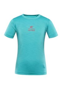 ALPINE PRO - Koszulka dla dzieci Alpine Pro Basiko 164-170 z oddychającej bawełny. Kolor: różowy. Materiał: bawełna. Sport: kolarstwo