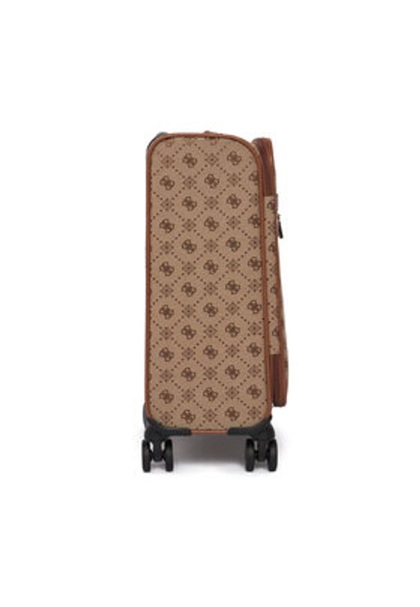 Guess Walizka kabinowa Melinda Logo TWLP99 02983 Beżowy. Kolor: beżowy. Materiał: poliester