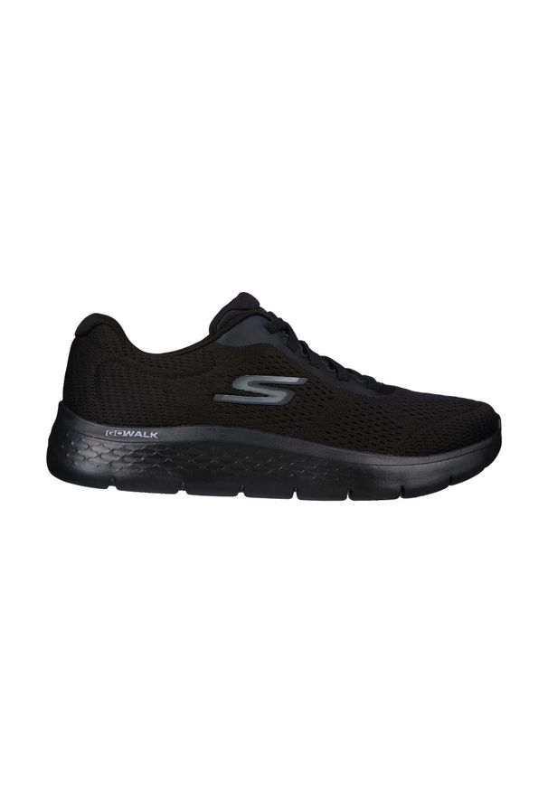 skechers - Buty na co dzień męskie SKECHERS GO WALK FLEX lekkie. Okazja: na co dzień. Kolor: czarny. Model: Skechers Sport. Sport: turystyka piesza