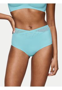 Triumph Figi klasyczne z wysokim stanem True Shape Sensation 10218231 Niebieski. Stan: podwyższony. Kolor: niebieski. Materiał: syntetyk